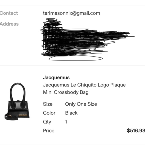 New Jacquemus black mini bag. The STRAP IS MISSING NO STRAP I carried it 1 time - Picture 6 of 6